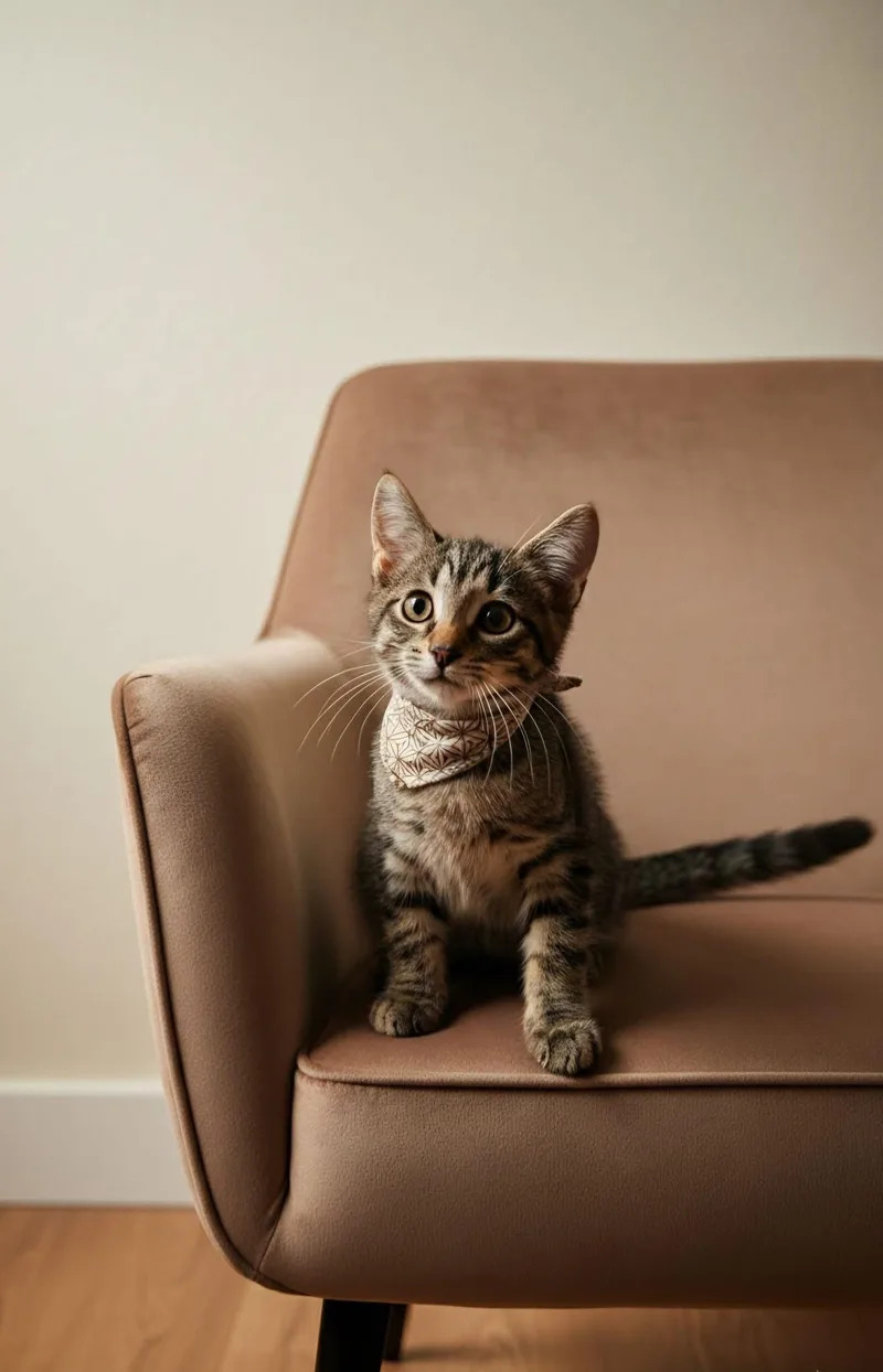 A baby medium-sized male Tabby (Brown / Chocolate) Tabby cat named Jeff for adoption in Saginaw, MI