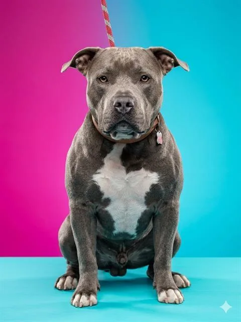 An adult large-sized male Mixed Breed dog named Blue Rhino for adoption in Jacksonville, FL
