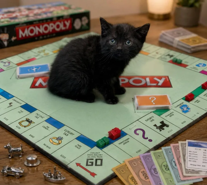 A baby small-sized male Domestic Short Hair cat named Yoshi for adoption in Washington Court House, OH