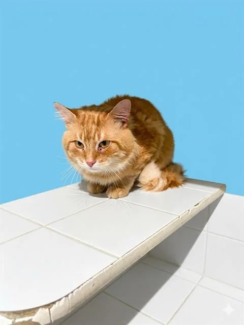 An adult medium-sized male Domestic Short Hair cat named Momo for adoption in Jacksonville, FL