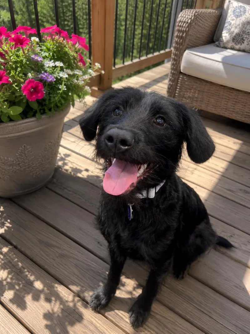 An adult medium-sized female Bearded Collie dog named Maki for adoption in Midway, UT