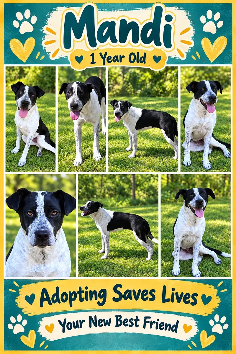 A young medium-sized female White / Cream Boxer dog named Mandi for adoption in Medfield, MA