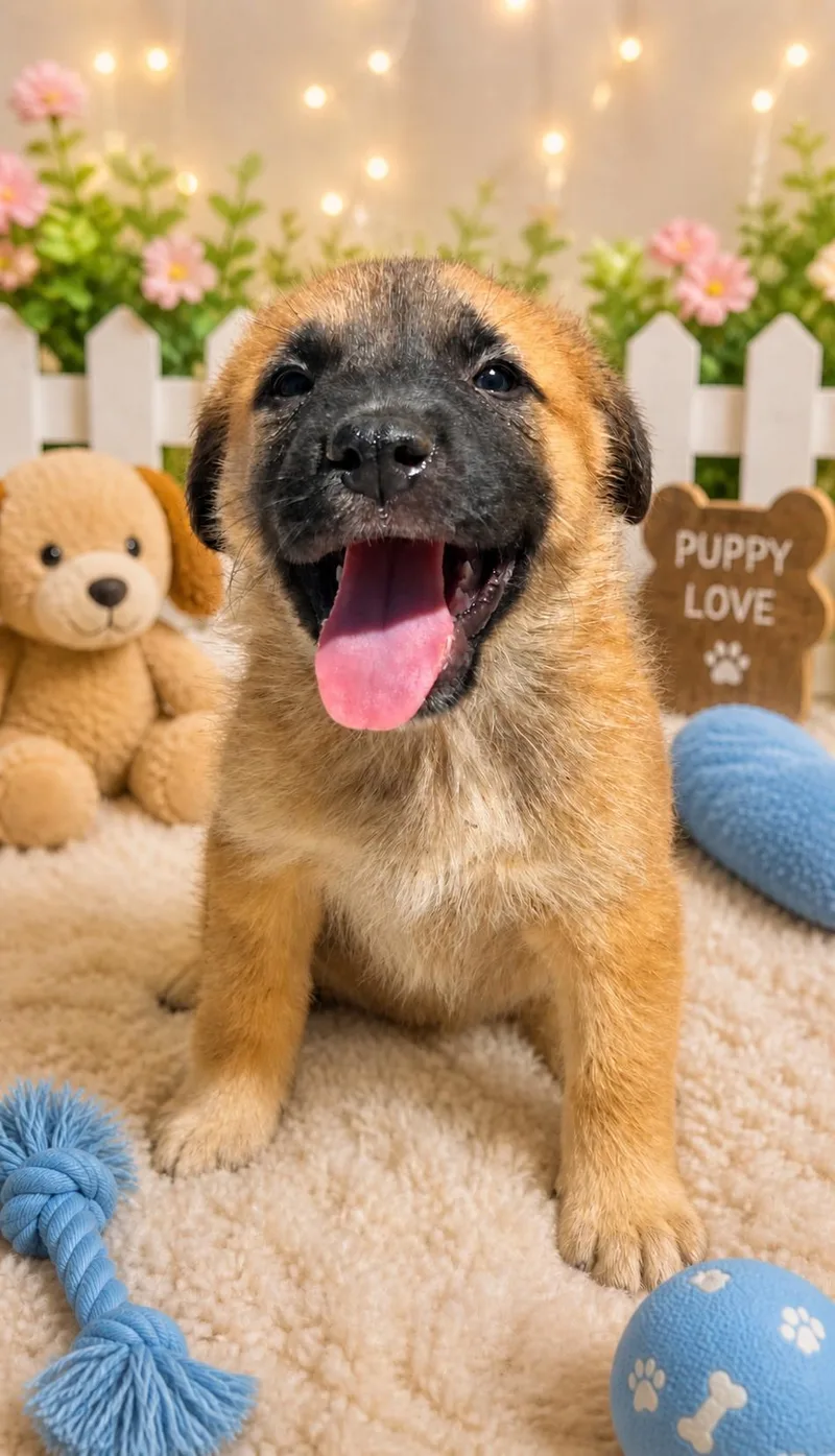 A baby medium-sized male Anatolian Shepherd dog named Gage   $ for adoption in Milwaukee, WI