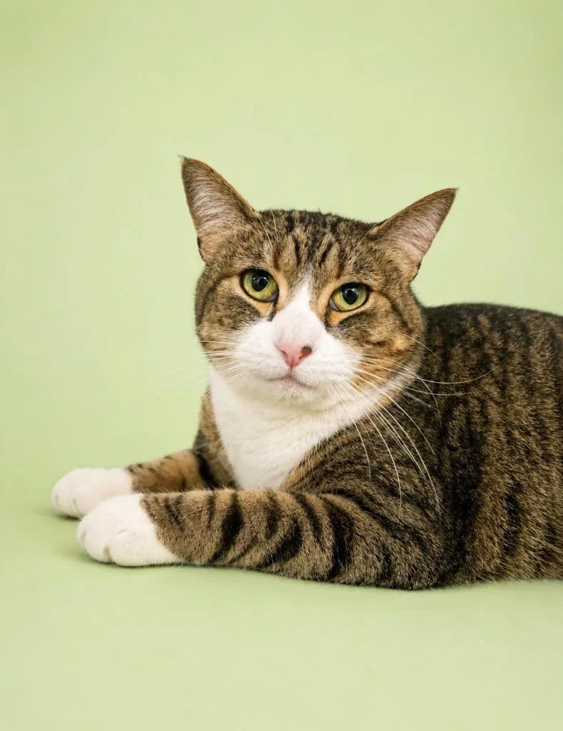 An adult medium-sized female Domestic Long Hair cat named Prim for adoption in Rock Springs, WY