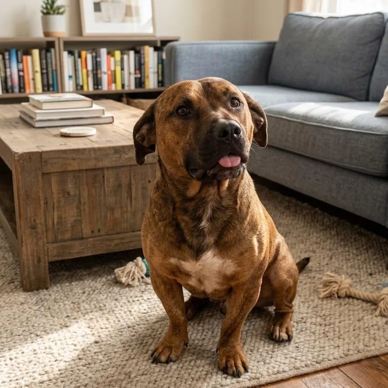 An adult medium-sized male Brown / Chocolate Mixed Breed dog named Levi for adoption in Jefferson city, TN