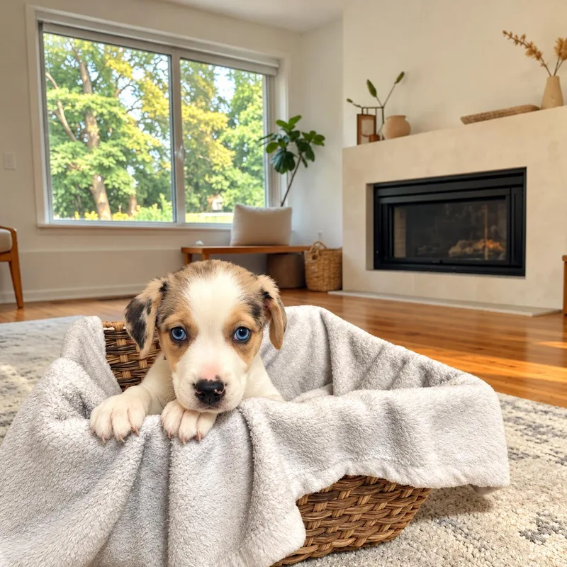 A baby medium-sized female Labrador Retriever dog named Chai for adoption in Fort Worth, TX