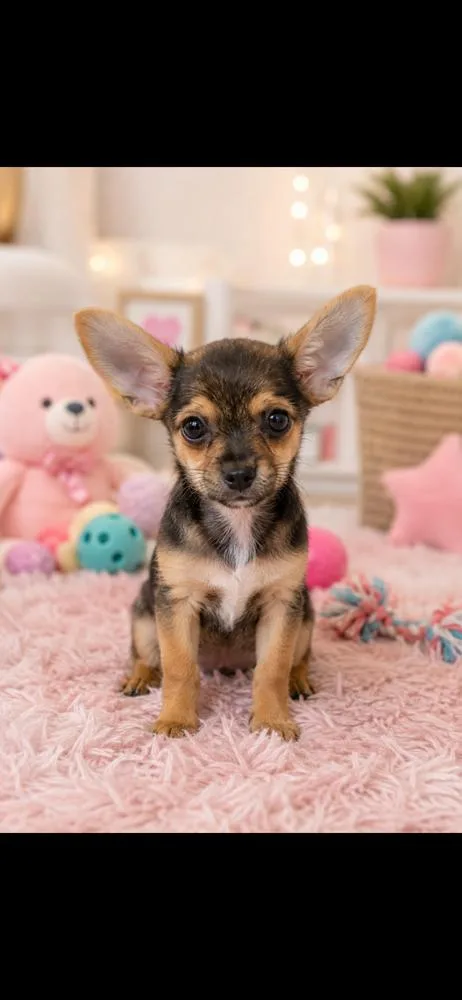 A baby small-sized male Brown / Chocolate Yorkshire Terrier dog named Davis for adoption in Cedartown, GA