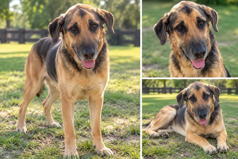 An adult medium-sized male German Shepherd Dog dog named Elvis for adoption in Kiln, MS