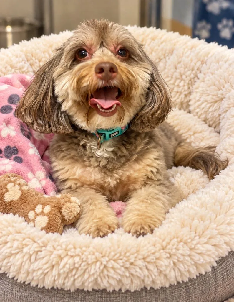 A young small-sized female Havanese dog named Milly for adoption in St. Augustine, FL