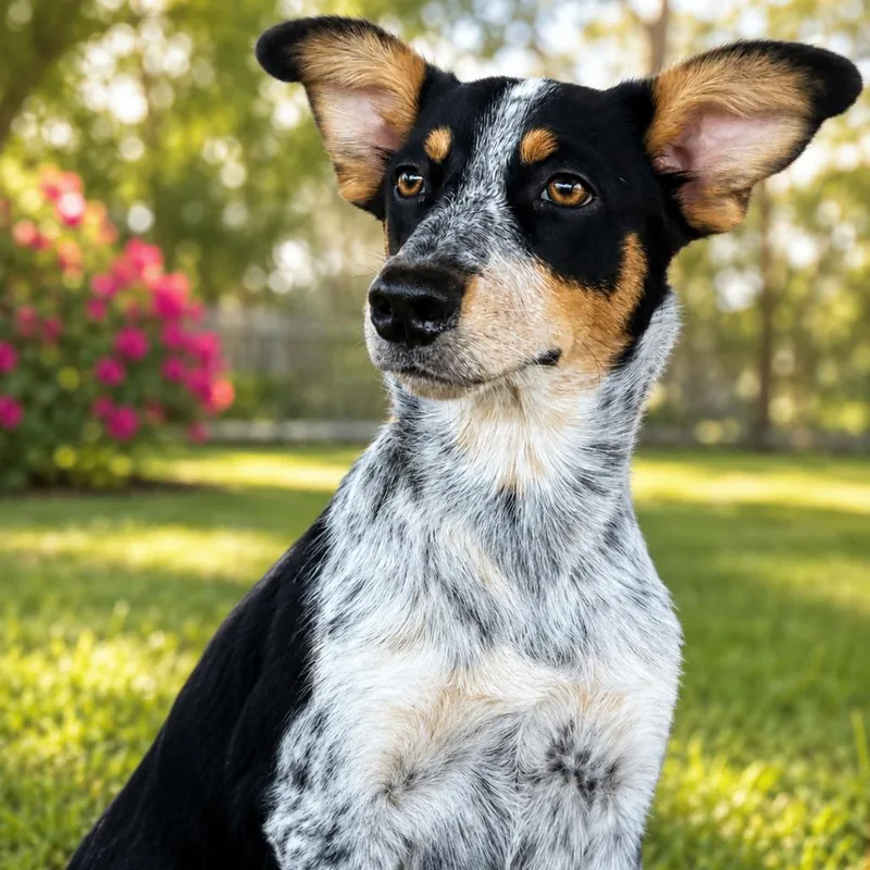 A baby medium-sized male Gray / Blue / Silver Australian Cattle Dog / Blue Heeler dog named Zeke for adoption in Phoenix, AZ
