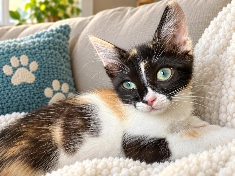 A baby small-sized female Domestic Short Hair cat named Aurora for adoption in Sebastian, FL