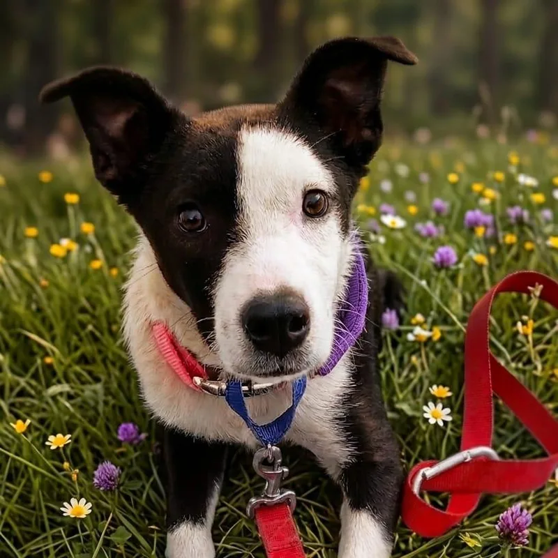 A young medium-sized female Black Mixed Breed dog named Camila for adoption in San Diego, CA