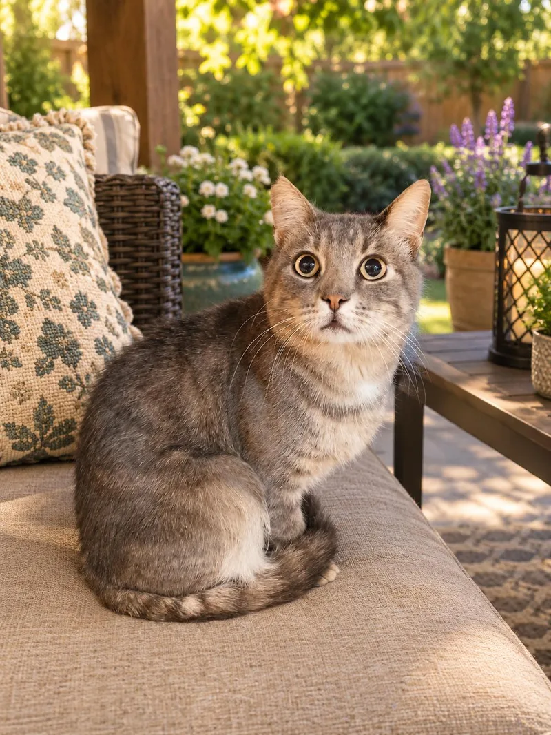 An adult large-sized male Tabby (Gray / Blue / Silver) Domestic Short Hair cat named Shadow for adoption in Susanville, CA