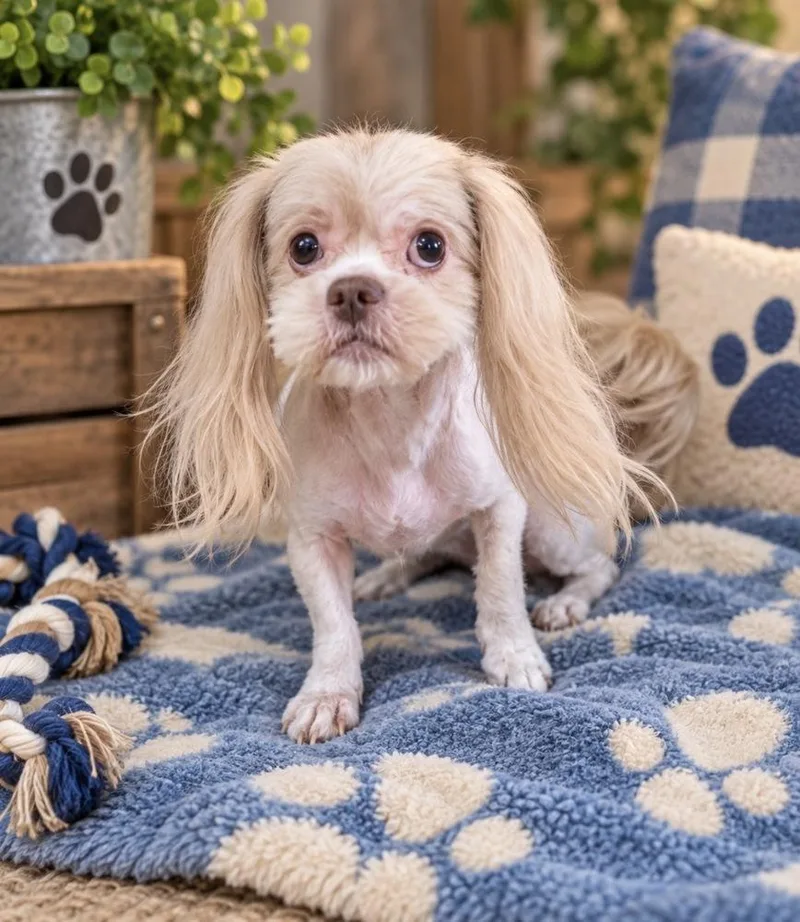 A young small-sized male Shih Tzu dog named Ben for adoption in Cedartown, GA