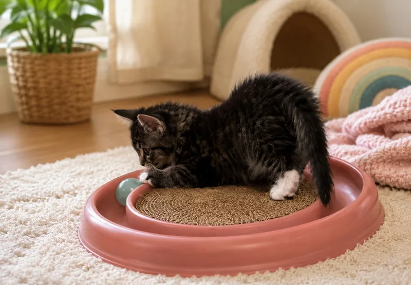 A baby medium-sized male Tabby (Brown / Chocolate) Tabby cat named Worf & Keikobetter Together for adoption in Laurel, MD