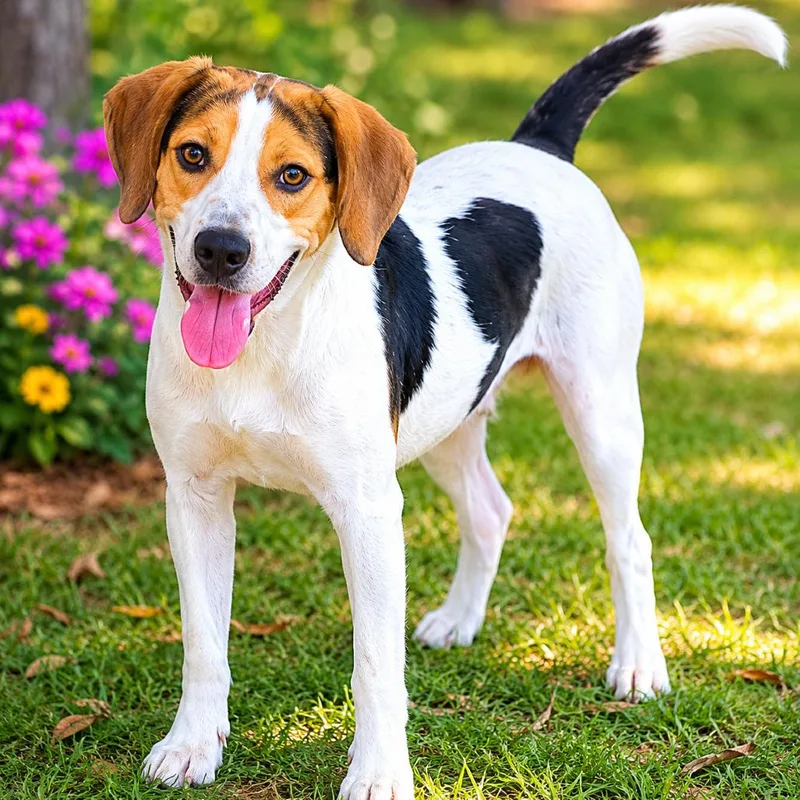 An adult small-sized female White / Cream Beagle dog named Daisy for adoption in Eufaula, AL