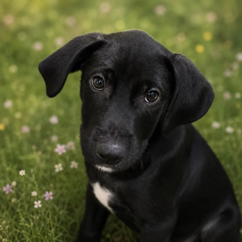 A baby medium-sized male Labrador Retriever dog named Puck for adoption in Saint Petersburg, FL