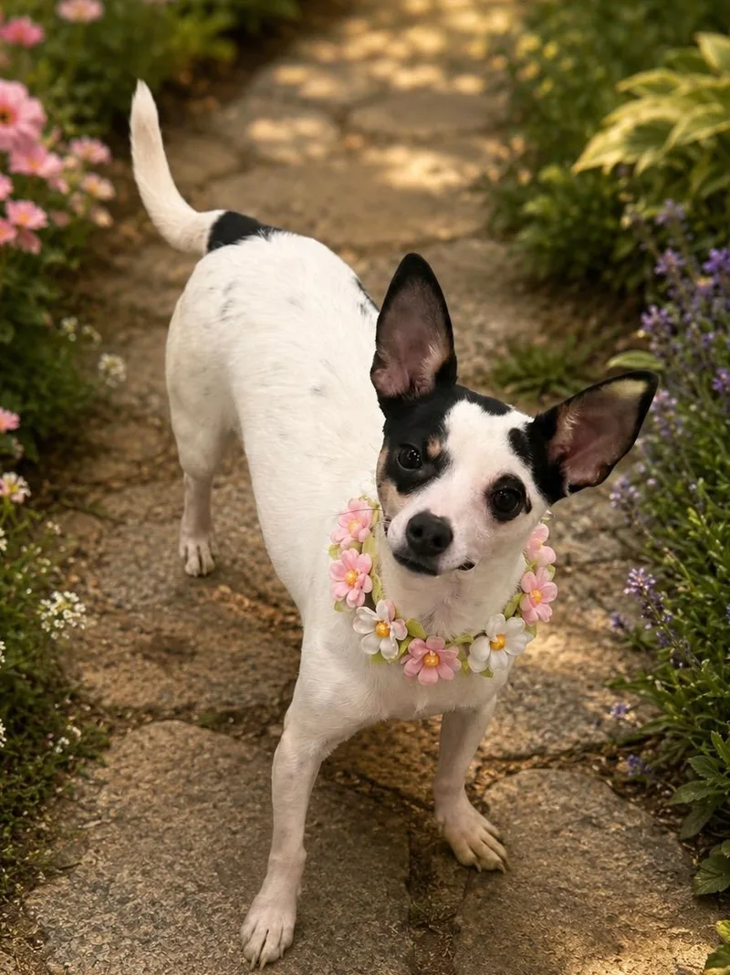 An adult small-sized female Black Rat Terrier dog named Diamond for adoption in Phoenix, AZ