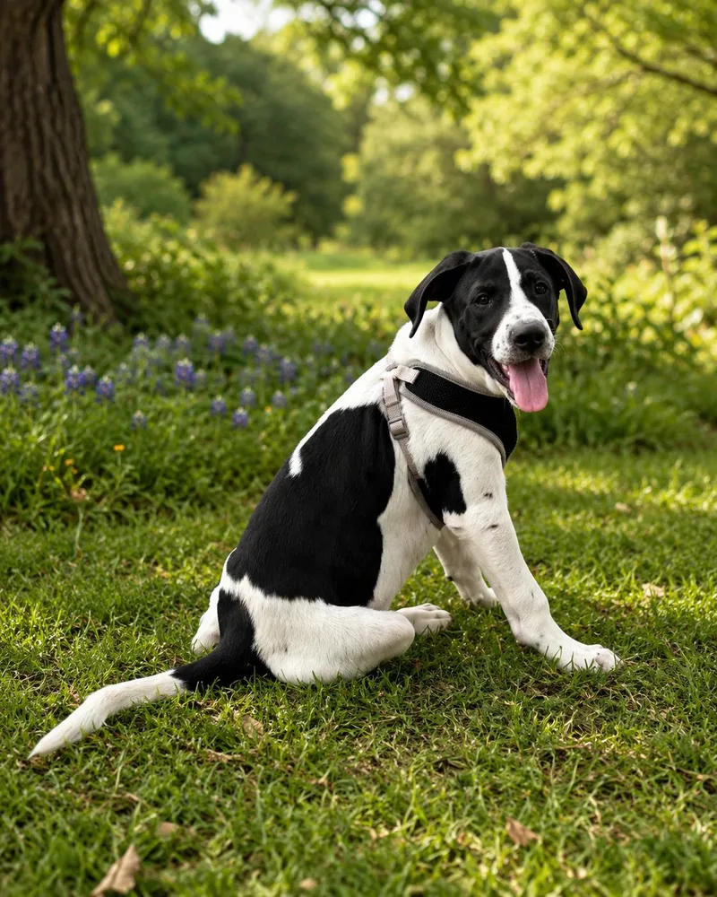 A baby medium-sized male White / Cream Pointer dog named Cash for adoption in Vernon, CT