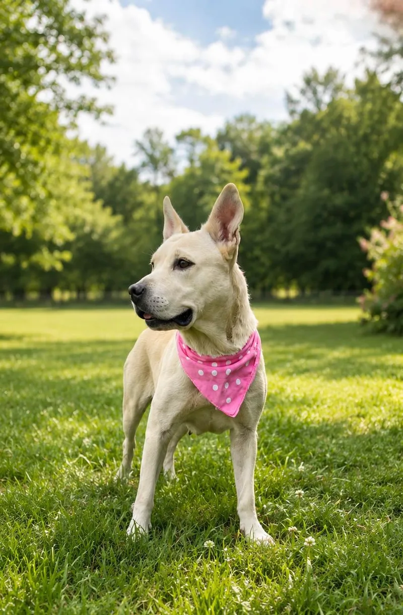 An adult large-sized female Shepherd dog named Brea for adoption in Plaquemine, LA