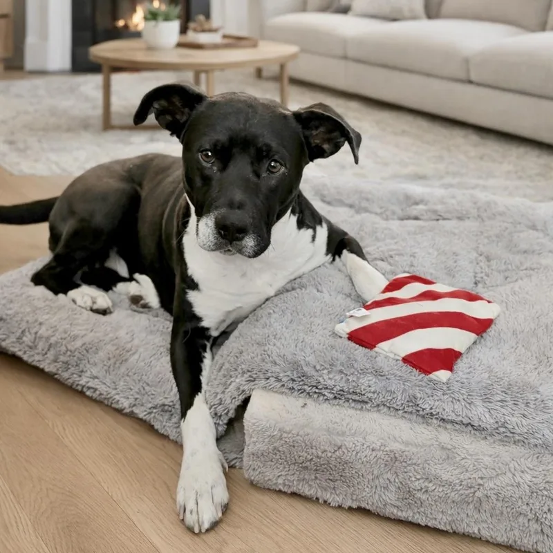 An adult medium-sized female Black Terrier dog named Satine for adoption in Corpus Christi, TX