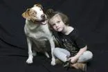 An adult large-sized female Catahoula Leopard Dog dog named Kimmy for adoption in Cashiers, NC