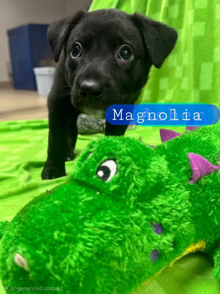 A baby medium-sized female Australian Kelpie dog named MAGNOLIA Cell Dog for adoption in Ashland, OH