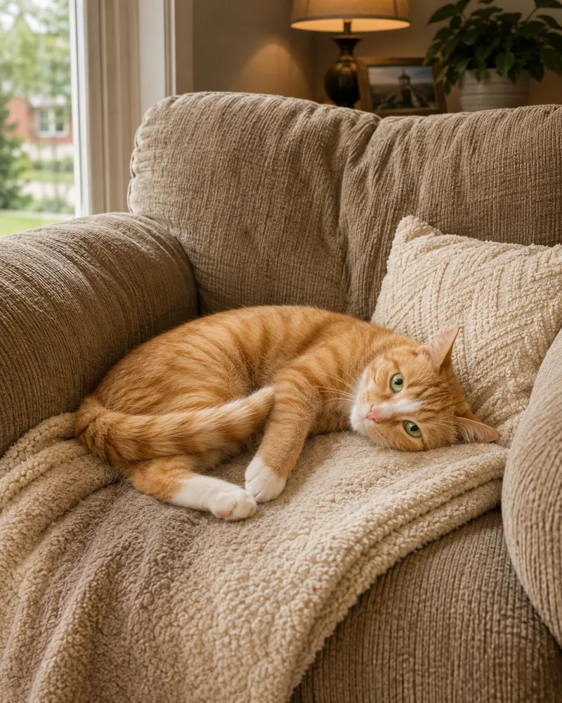 An adult medium-sized female Tabby (Orange / Red) Domestic Short Hair cat named Marmalade for adoption in Ashland, KY