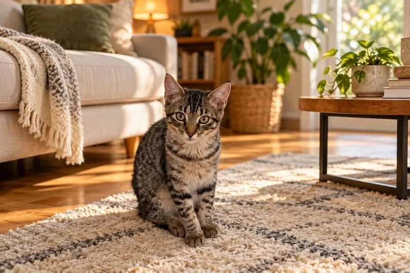 A baby small-sized male Brown / Chocolate Domestic Short Hair cat named Tefiti for adoption in Hudson, NH