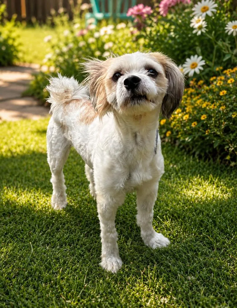 An adult small-sized male Lhasa Apso dog named Westley for adoption in Oakland, MI