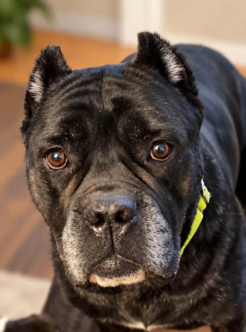 An adult large-sized female Cane Corso dog named Lilly for adoption in Shinnston, WV