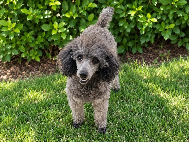 A young small-sized male Poodle dog named Lee for adoption in Louisville, KY