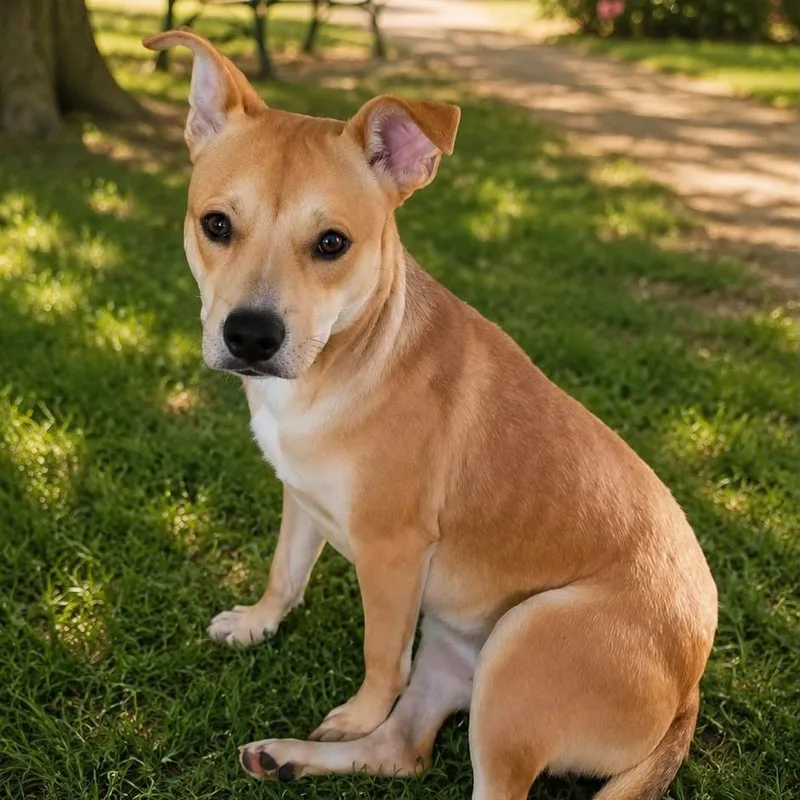 A young medium-sized female Apricot / Beige Labrador Retriever dog named Ava for adoption in San Diego, CA