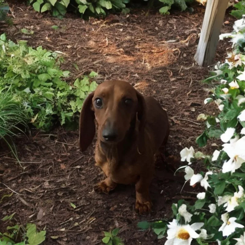 A young small-sized female Red / Chestnut / Orange Dachshund dog named Maisey for adoption in San Antonio, TX