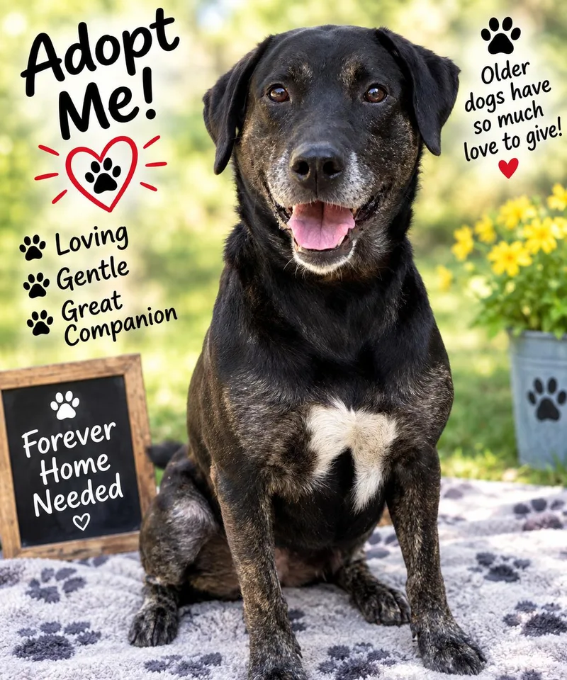 An adult large-sized male Black Labrador Retriever dog named Duke for adoption in thomson, GA