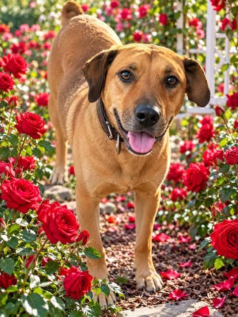 An adult large-sized male Labrador Retriever dog named Rocky for adoption in Globe, AZ