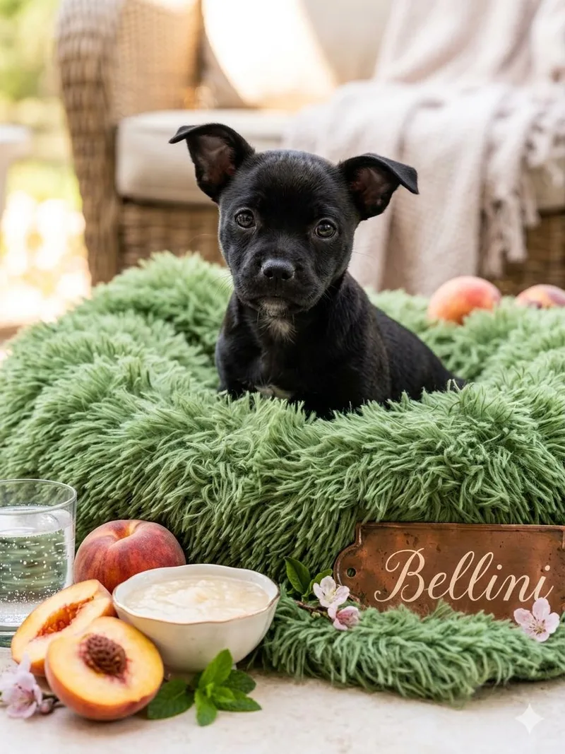 A baby small-sized female Black Chihuahua dog named Bellini for adoption in Lacey, WA