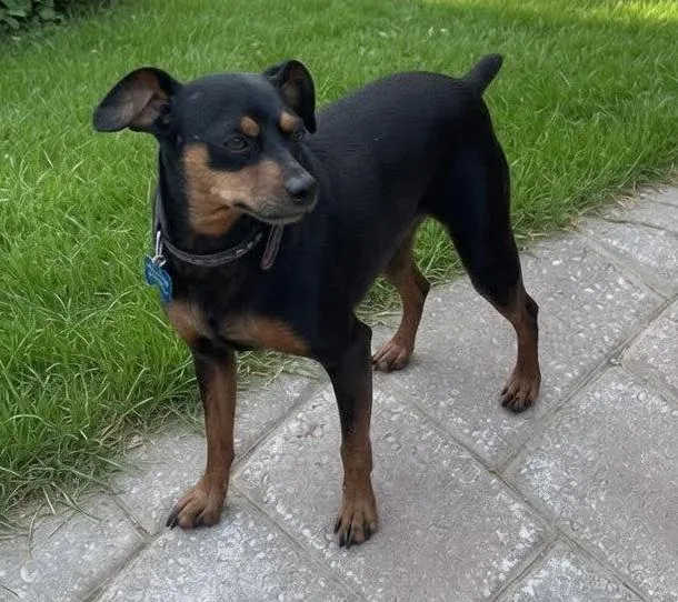 An adult small-sized male Black Jack Russell Terrier dog named Jag for adoption in San Tan Valley, AZ
