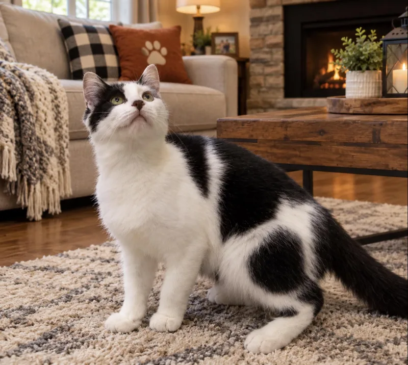 A baby small-sized female Tabby cat named Baker for adoption in Maryville, TN