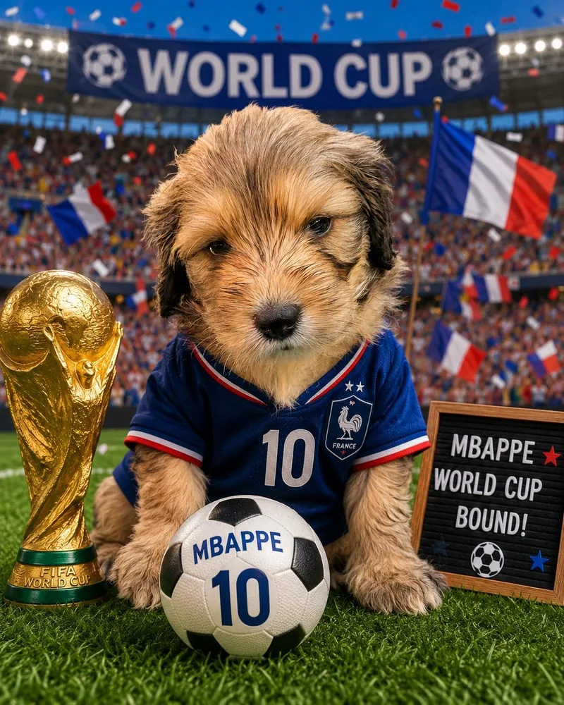 A baby small-sized male Brown / Chocolate Cocker Spaniel dog named Kylian Mbappe for adoption in Corona Del Mar, CA