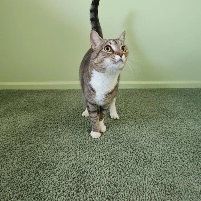An adult medium-sized female Tabby cat named Kitzy for adoption in SCOTTSDALE, AZ