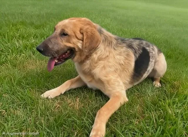 An adult large-sized male Anatolian Shepherd dog named Patch for adoption in Lancaster, CA