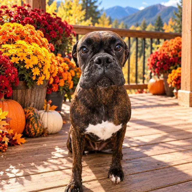 A young medium-sized female Boxer dog named Tori for adoption in Midway, UT