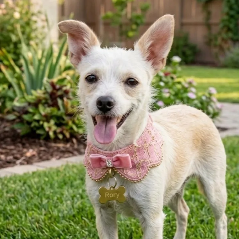 A young small-sized female Yellow / Tan / Blond / Fawn Terrier dog named Rory for adoption in Gilbert, AZ