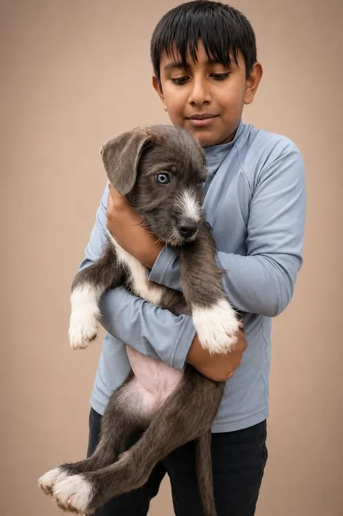 A young medium-sized male Gray / Blue / Silver Pit Bull Terrier dog named Astro for adoption in Chuckey, TN