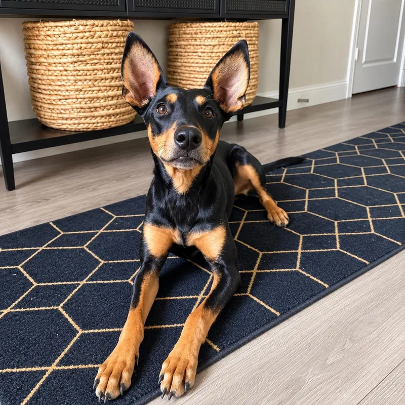 An adult medium-sized female Doberman Pinscher dog named Spring for adoption in Fort Worth, TX