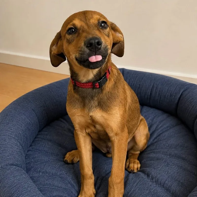 A baby medium-sized male Mixed Breed dog named Zoreaux for adoption in Cranston, RI