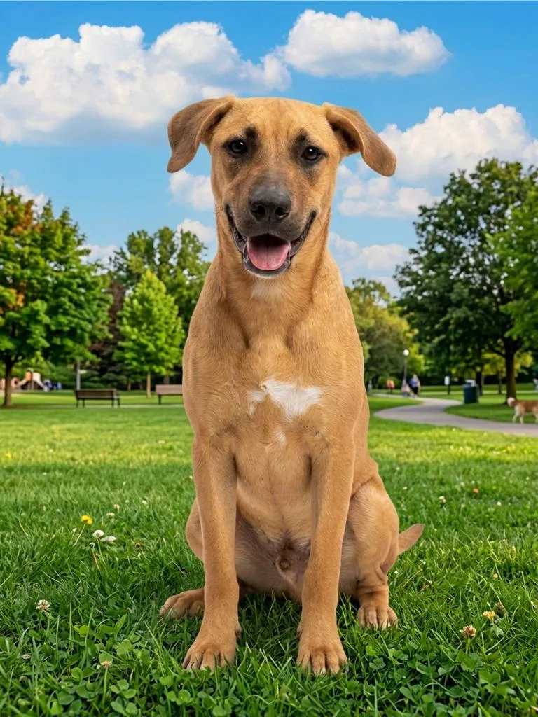 A baby medium-sized female Mixed Breed dog named Talula for adoption in Lavonia, GA