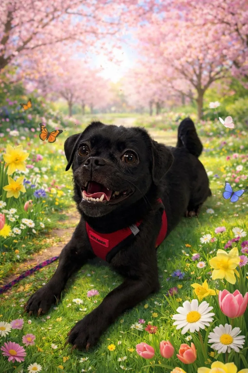 A young small-sized female Pug dog named Molly for adoption in Delmar, NY