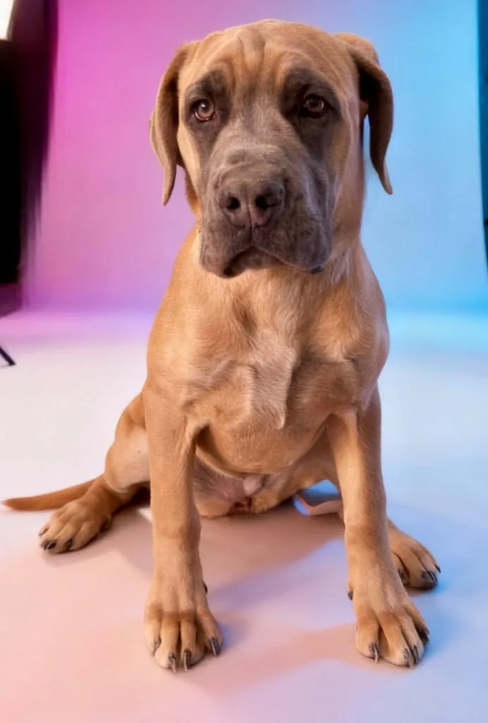 A baby extra large-sized female Cane Corso dog named Bitty for adoption in Cottonwood, AZ